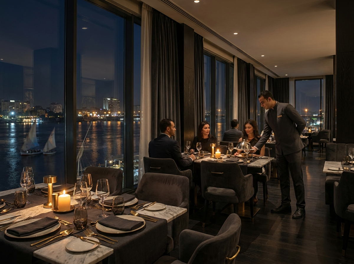 High-end restaurant using Aada